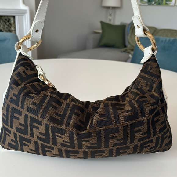 Fendi Handbags - Authentic Fendi Zucca shoulder bag